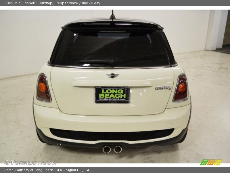 Pepper White / Black/Grey 2009 Mini Cooper S Hardtop