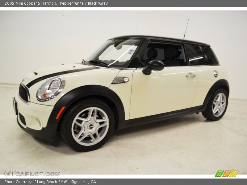 Pepper White / Black/Grey 2009 Mini Cooper S Hardtop