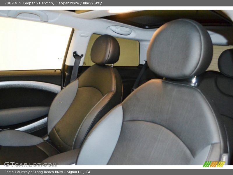 Pepper White / Black/Grey 2009 Mini Cooper S Hardtop