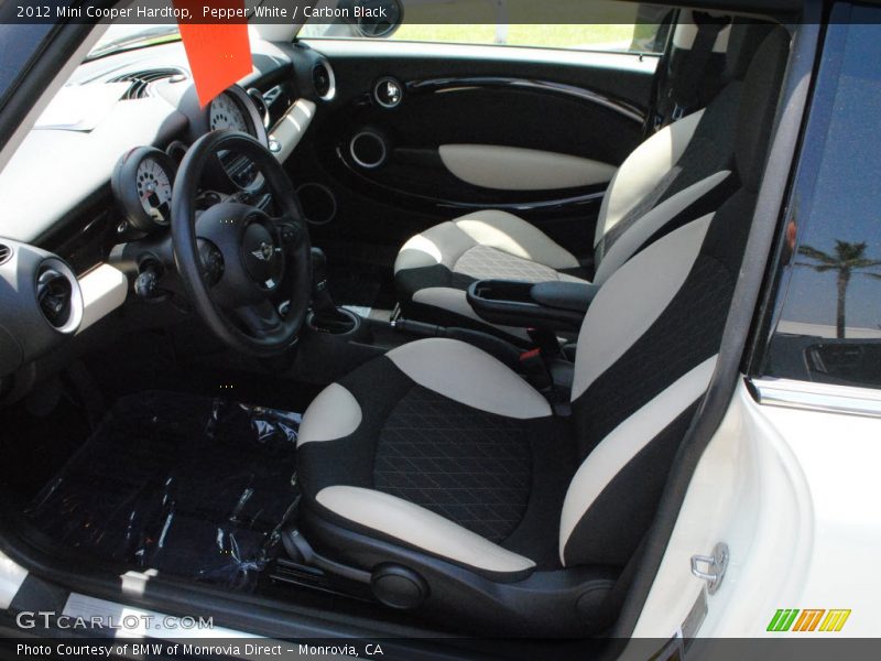 Pepper White / Carbon Black 2012 Mini Cooper Hardtop