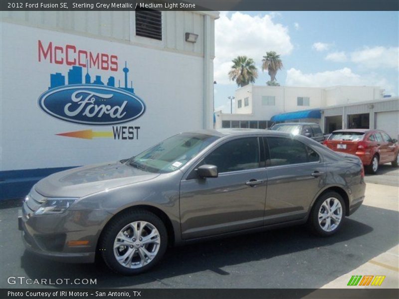 Sterling Grey Metallic / Medium Light Stone 2012 Ford Fusion SE