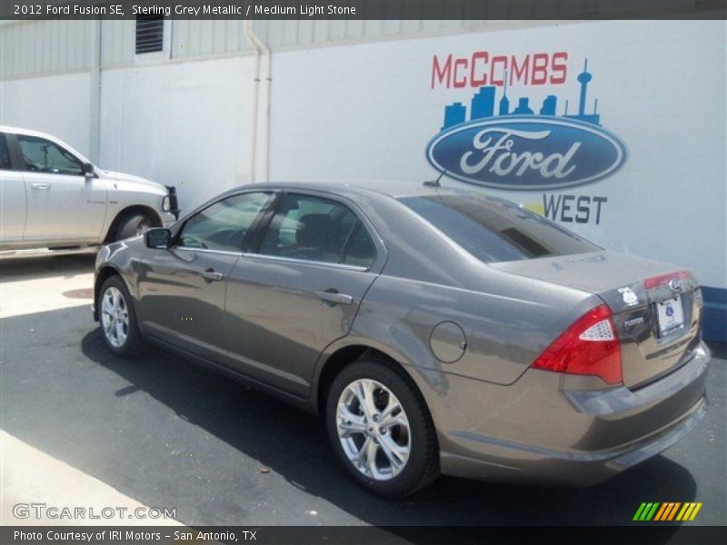 Sterling Grey Metallic / Medium Light Stone 2012 Ford Fusion SE