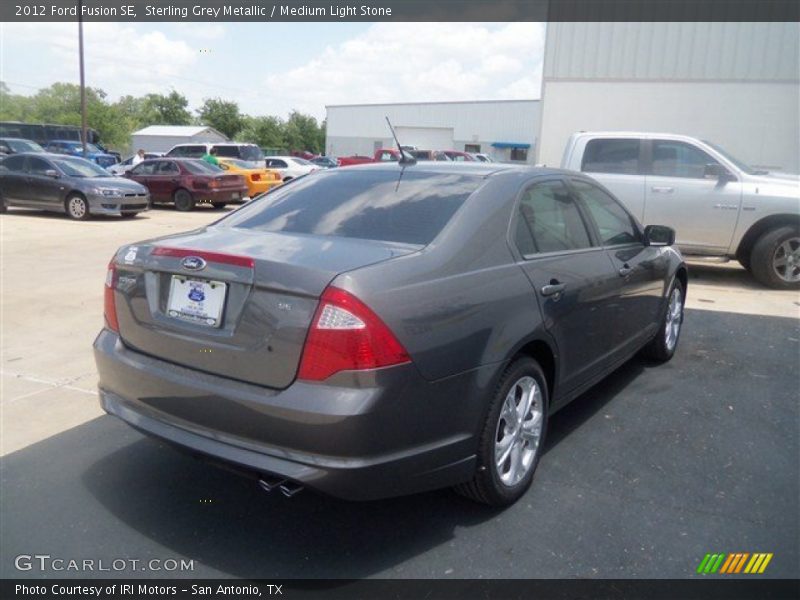 Sterling Grey Metallic / Medium Light Stone 2012 Ford Fusion SE
