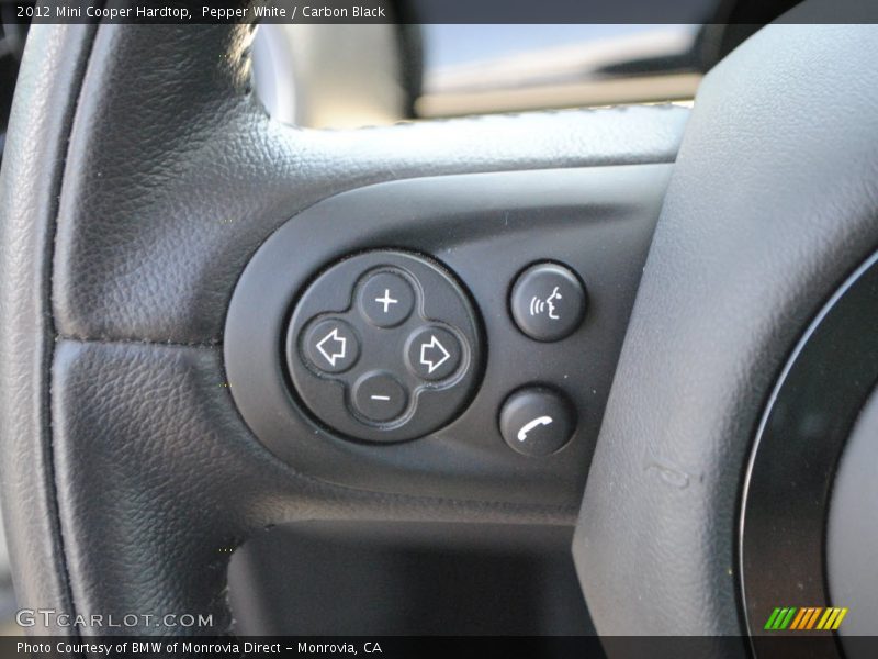 Pepper White / Carbon Black 2012 Mini Cooper Hardtop
