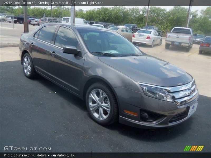 Sterling Grey Metallic / Medium Light Stone 2012 Ford Fusion SE