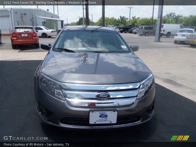 Sterling Grey Metallic / Medium Light Stone 2012 Ford Fusion SE