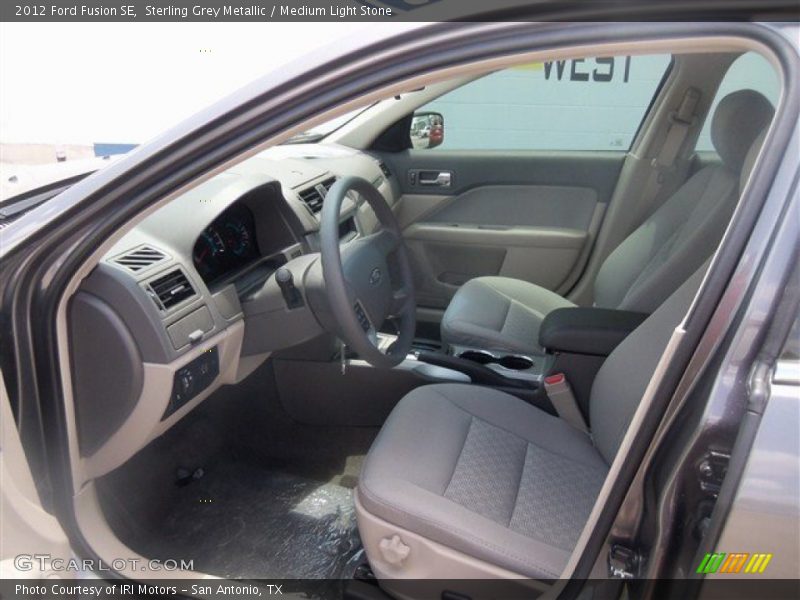 Sterling Grey Metallic / Medium Light Stone 2012 Ford Fusion SE