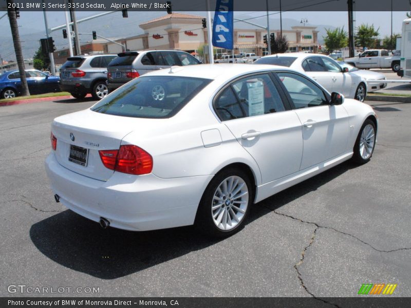 Alpine White / Black 2011 BMW 3 Series 335d Sedan