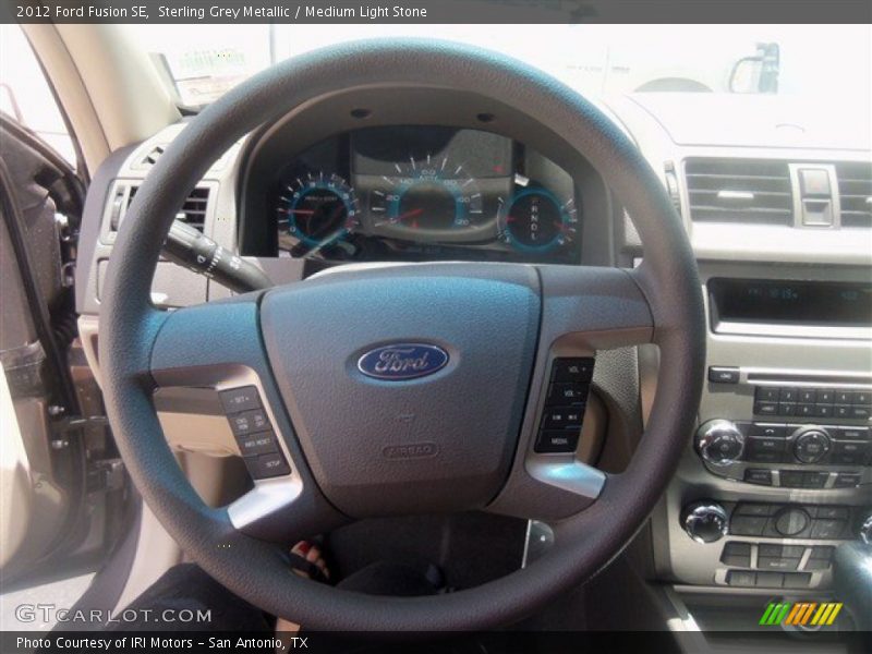 Sterling Grey Metallic / Medium Light Stone 2012 Ford Fusion SE