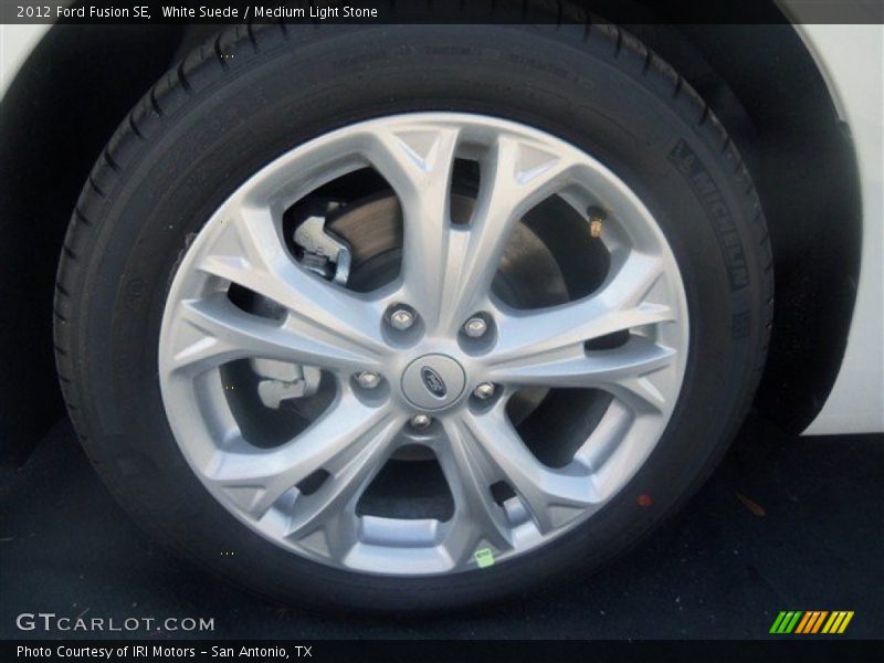 White Suede / Medium Light Stone 2012 Ford Fusion SE