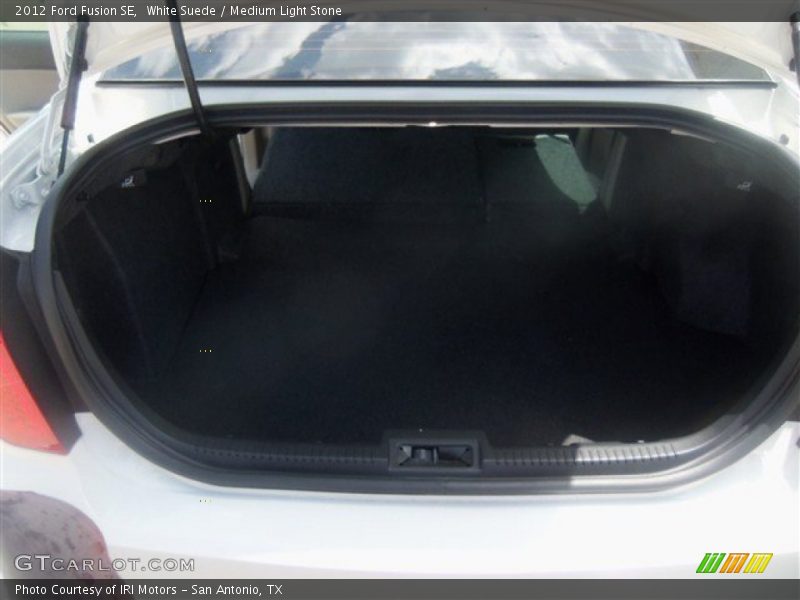White Suede / Medium Light Stone 2012 Ford Fusion SE