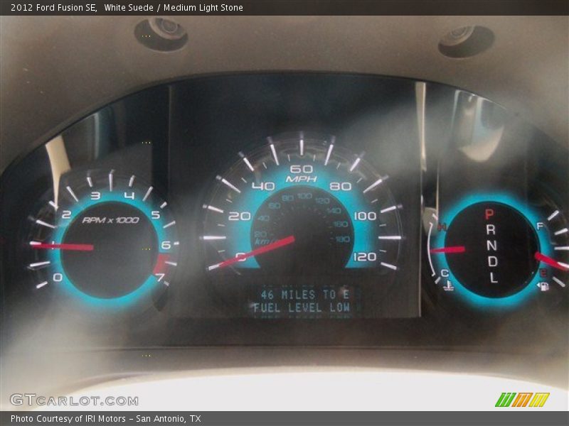 White Suede / Medium Light Stone 2012 Ford Fusion SE