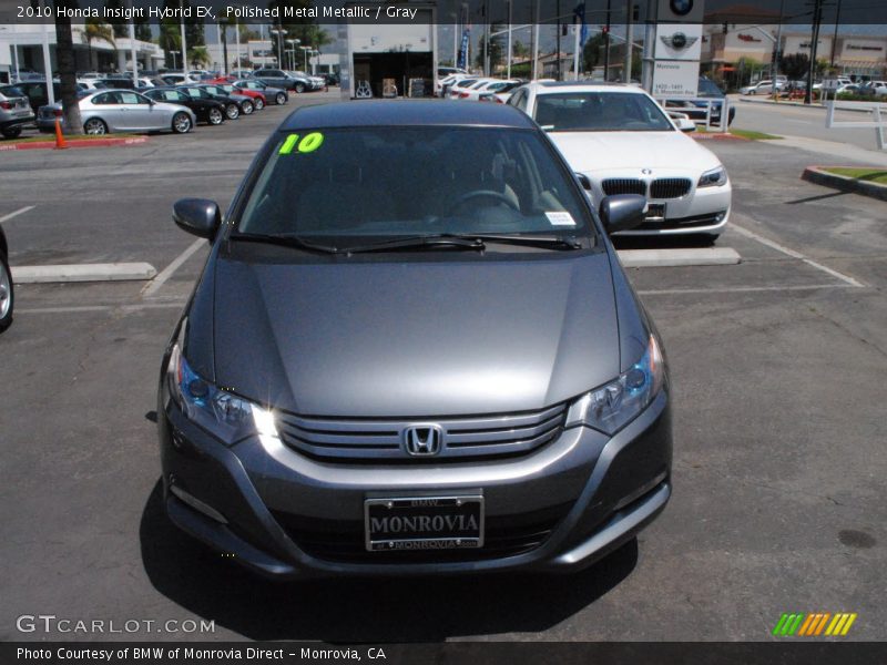 Polished Metal Metallic / Gray 2010 Honda Insight Hybrid EX