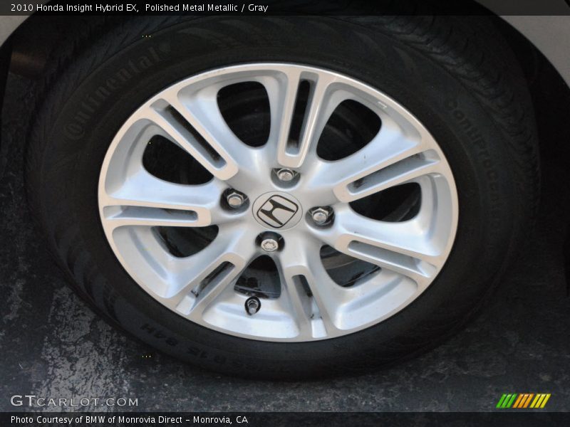 Polished Metal Metallic / Gray 2010 Honda Insight Hybrid EX
