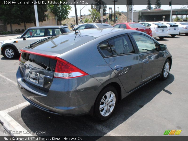Polished Metal Metallic / Gray 2010 Honda Insight Hybrid EX