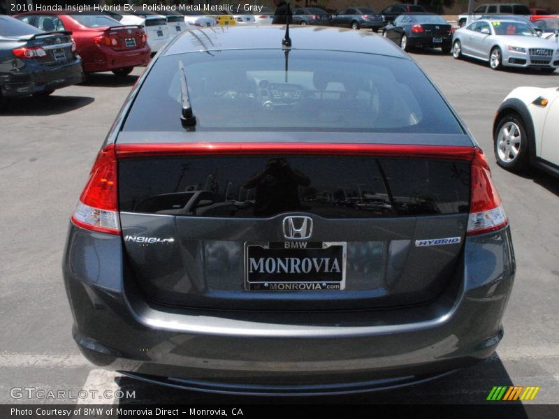 Polished Metal Metallic / Gray 2010 Honda Insight Hybrid EX