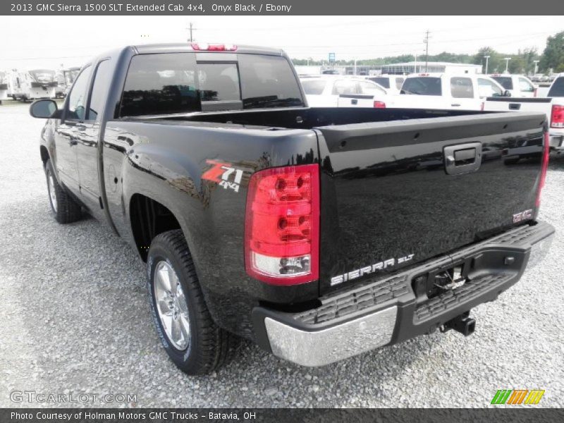 Onyx Black / Ebony 2013 GMC Sierra 1500 SLT Extended Cab 4x4