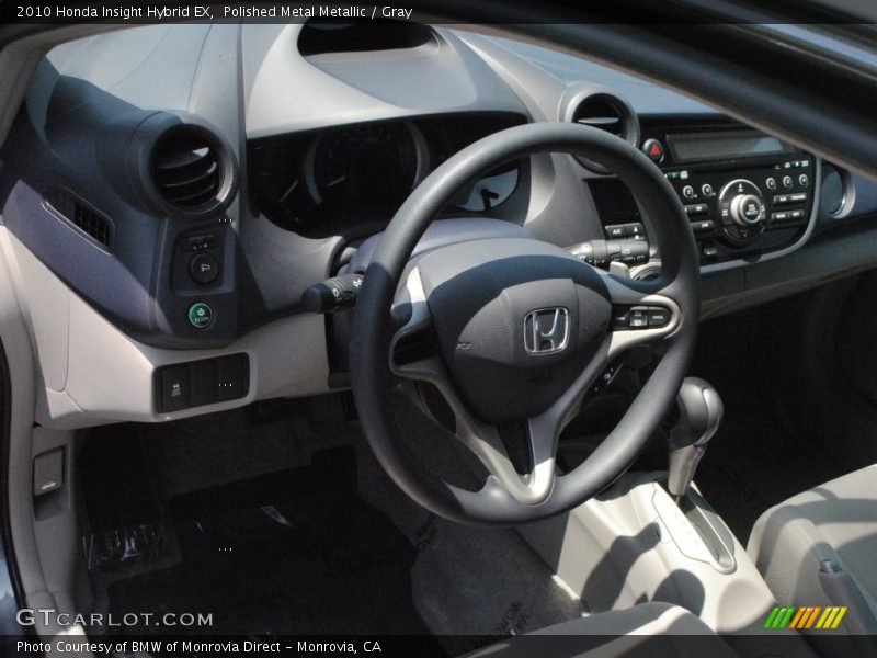 Polished Metal Metallic / Gray 2010 Honda Insight Hybrid EX