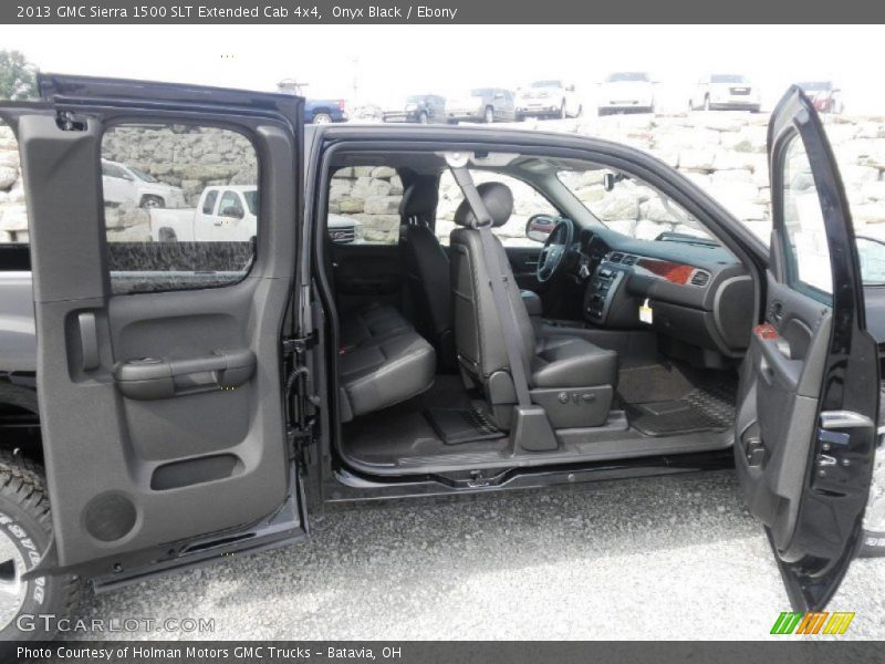 Onyx Black / Ebony 2013 GMC Sierra 1500 SLT Extended Cab 4x4