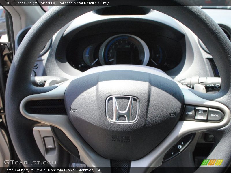 Polished Metal Metallic / Gray 2010 Honda Insight Hybrid EX