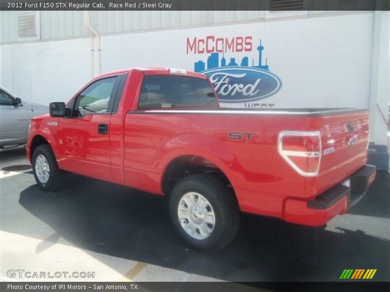 Race Red / Steel Gray 2012 Ford F150 STX Regular Cab
