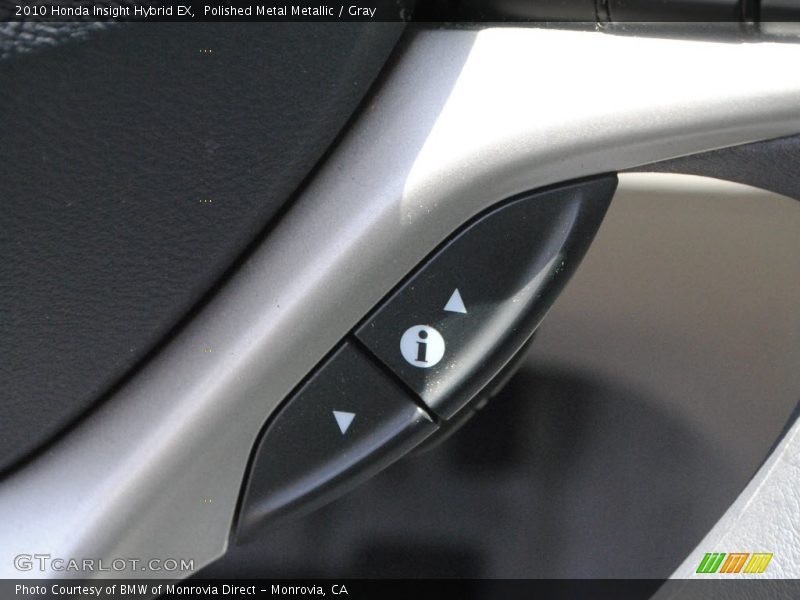 Polished Metal Metallic / Gray 2010 Honda Insight Hybrid EX