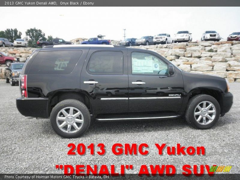 Onyx Black / Ebony 2013 GMC Yukon Denali AWD