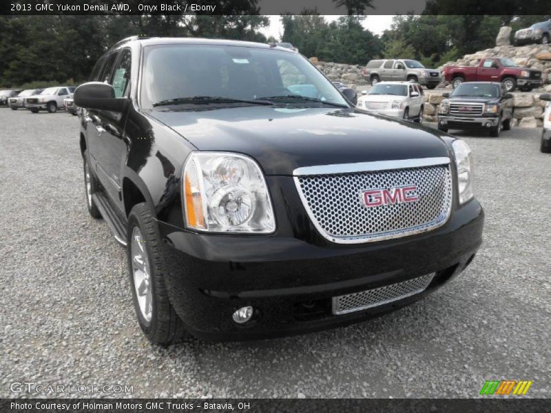 Onyx Black / Ebony 2013 GMC Yukon Denali AWD