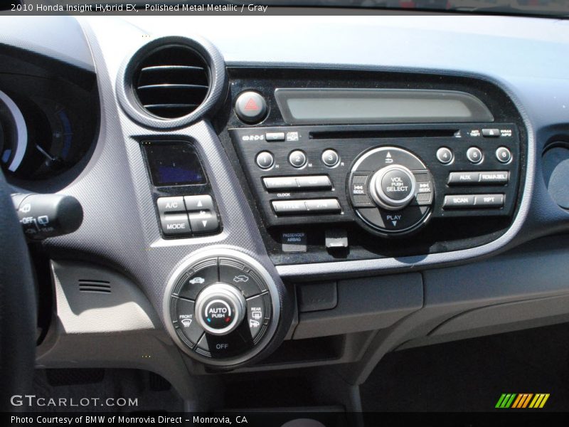 Polished Metal Metallic / Gray 2010 Honda Insight Hybrid EX