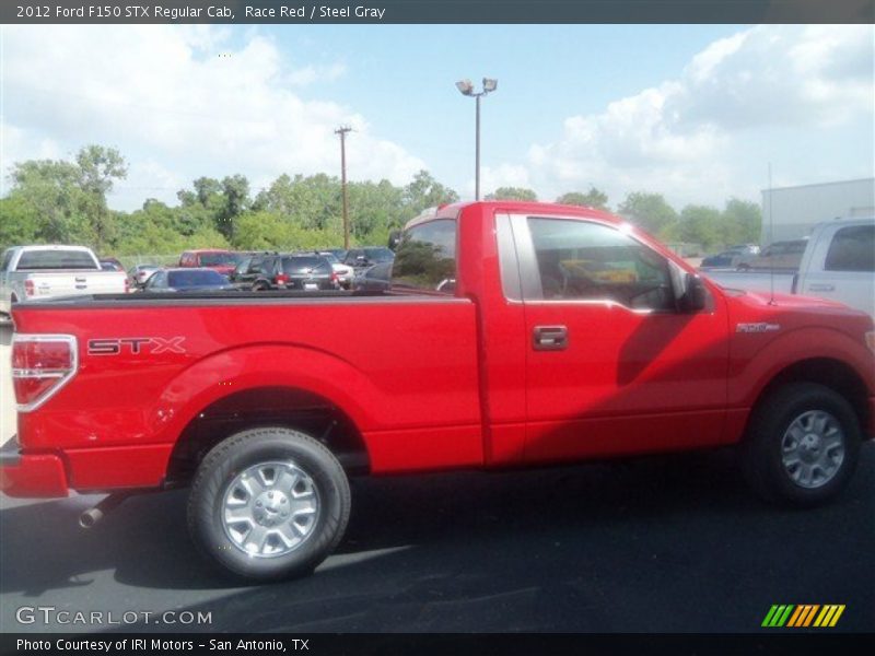 Race Red / Steel Gray 2012 Ford F150 STX Regular Cab