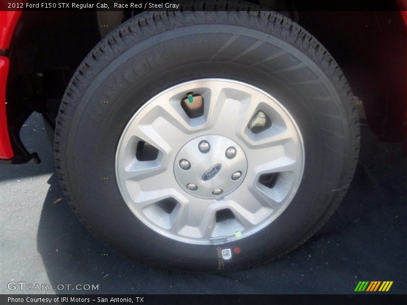 Race Red / Steel Gray 2012 Ford F150 STX Regular Cab