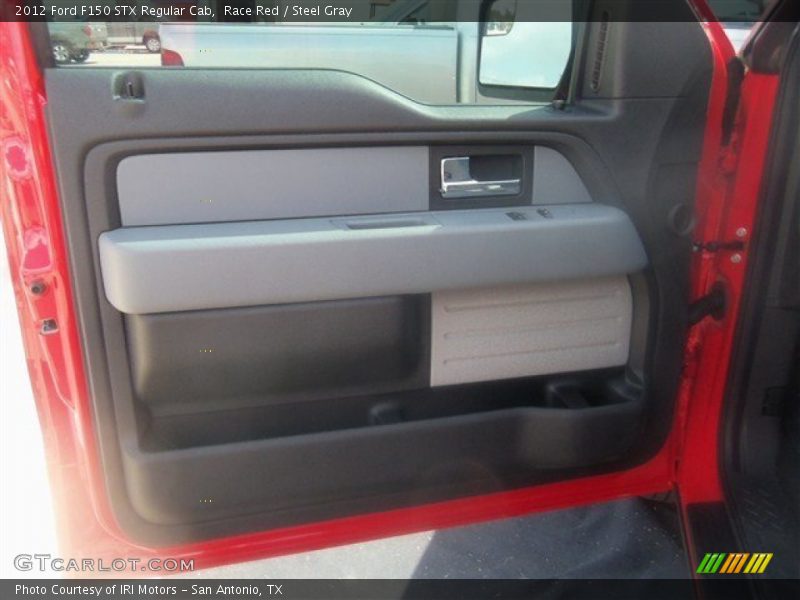 Race Red / Steel Gray 2012 Ford F150 STX Regular Cab