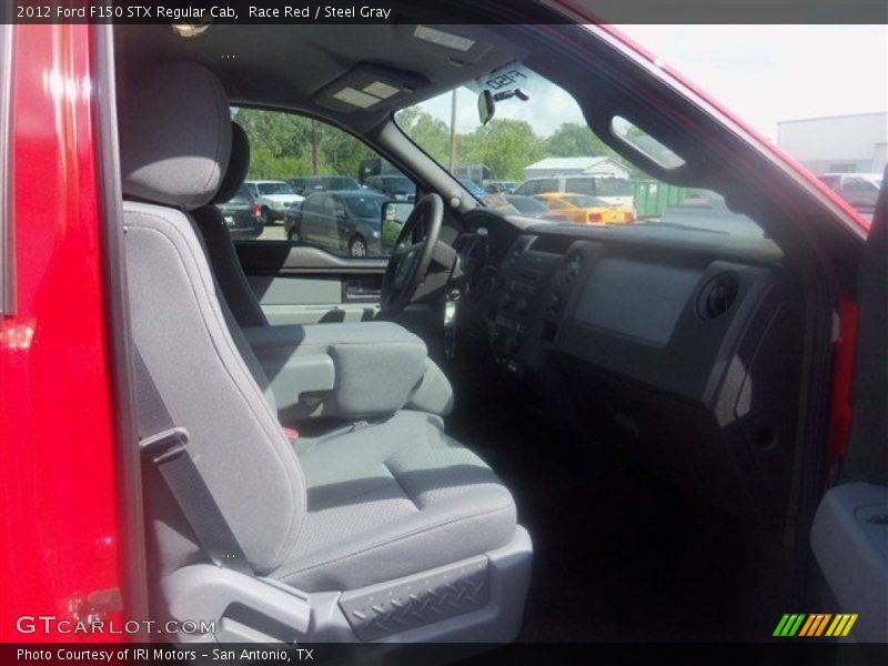 Race Red / Steel Gray 2012 Ford F150 STX Regular Cab