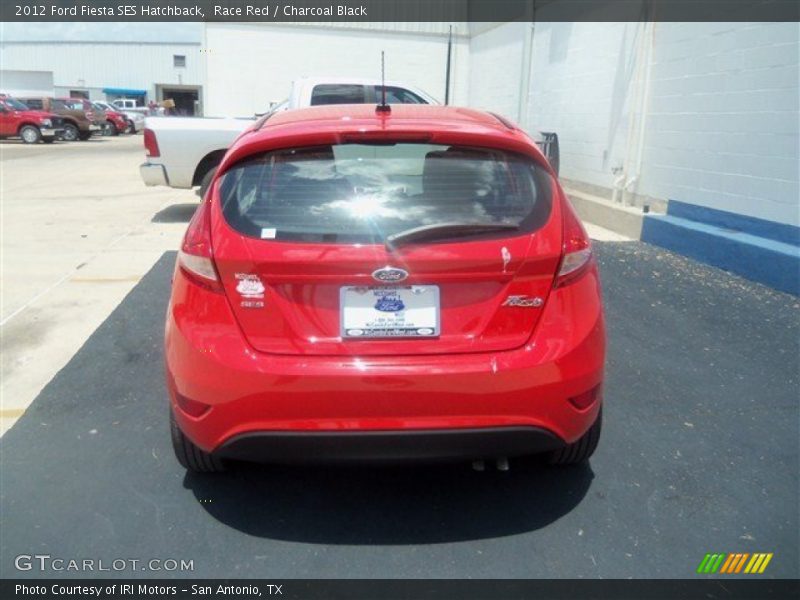 Race Red / Charcoal Black 2012 Ford Fiesta SES Hatchback