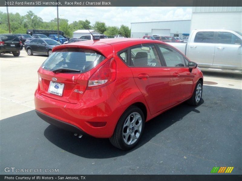 Race Red / Charcoal Black 2012 Ford Fiesta SES Hatchback