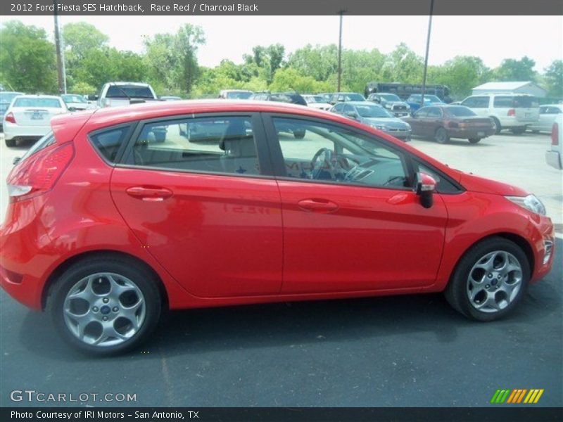 Race Red / Charcoal Black 2012 Ford Fiesta SES Hatchback