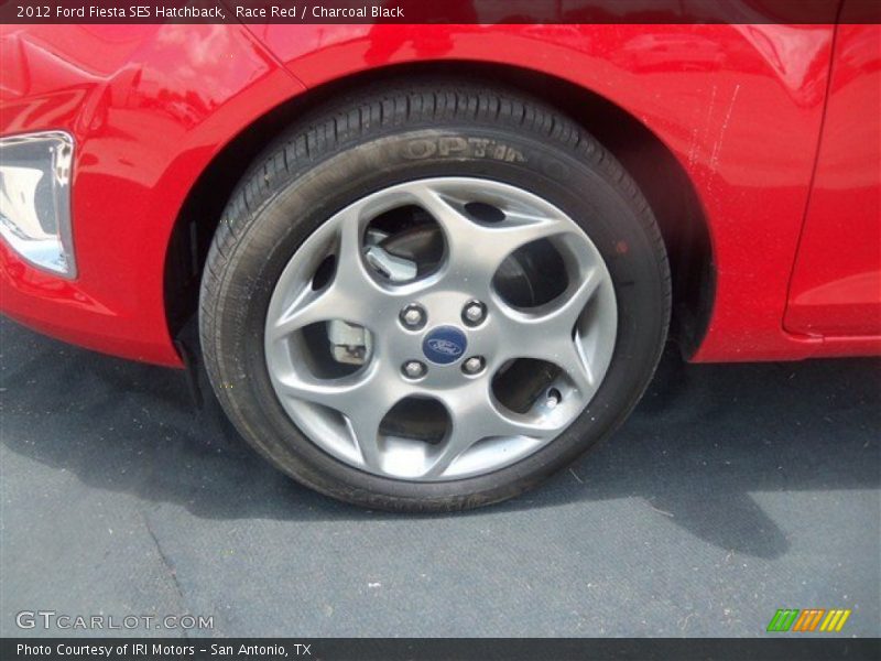 Race Red / Charcoal Black 2012 Ford Fiesta SES Hatchback