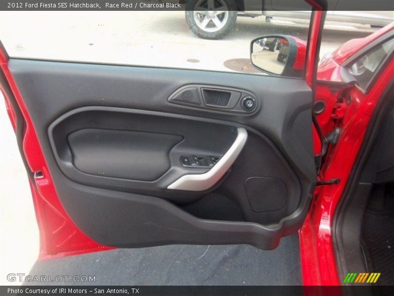 Race Red / Charcoal Black 2012 Ford Fiesta SES Hatchback