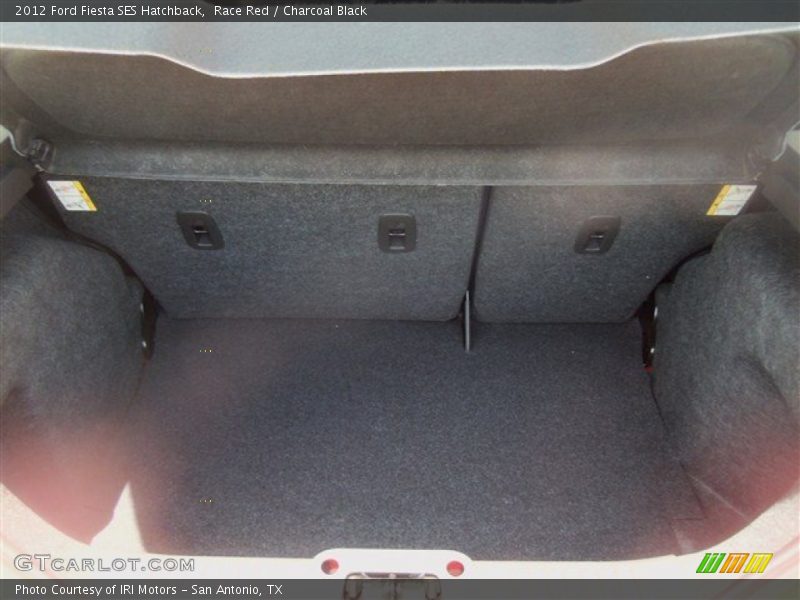 Race Red / Charcoal Black 2012 Ford Fiesta SES Hatchback