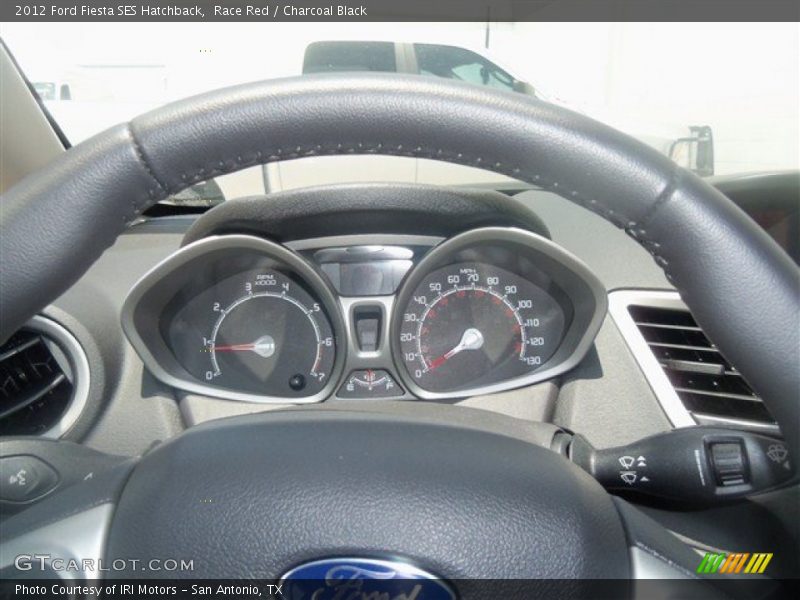 Race Red / Charcoal Black 2012 Ford Fiesta SES Hatchback