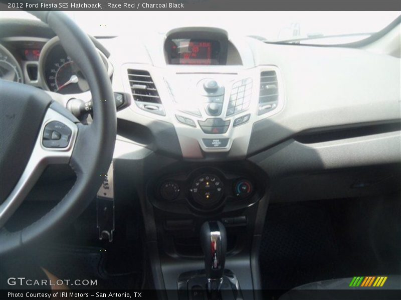 Race Red / Charcoal Black 2012 Ford Fiesta SES Hatchback