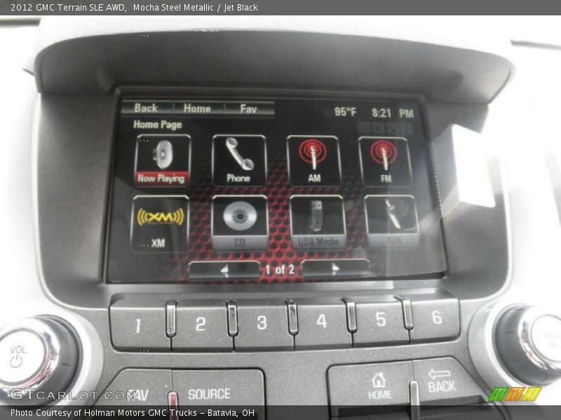 Mocha Steel Metallic / Jet Black 2012 GMC Terrain SLE AWD