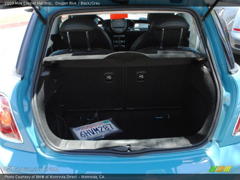 Oxygen Blue / Black/Grey 2009 Mini Cooper Hardtop