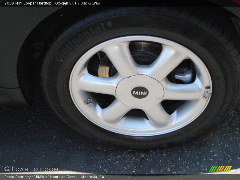 Oxygen Blue / Black/Grey 2009 Mini Cooper Hardtop