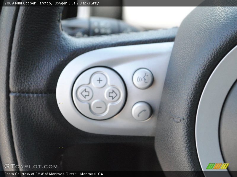 Oxygen Blue / Black/Grey 2009 Mini Cooper Hardtop