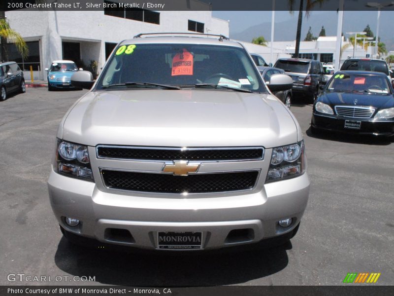 Silver Birch Metallic / Ebony 2008 Chevrolet Tahoe LT