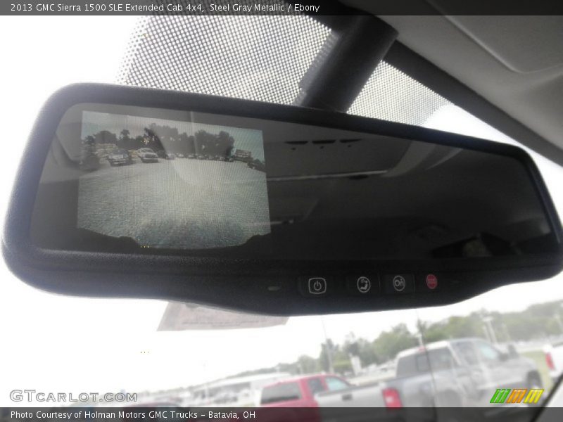 Steel Gray Metallic / Ebony 2013 GMC Sierra 1500 SLE Extended Cab 4x4