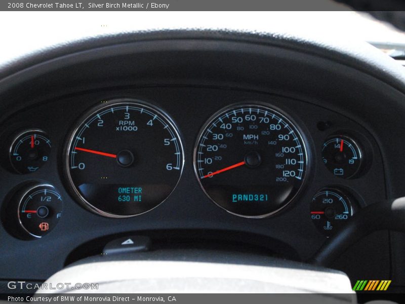 Silver Birch Metallic / Ebony 2008 Chevrolet Tahoe LT
