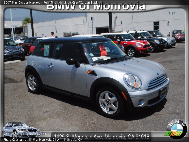 Pure Silver Metallic / Grey/Carbon Black 2007 Mini Cooper Hardtop