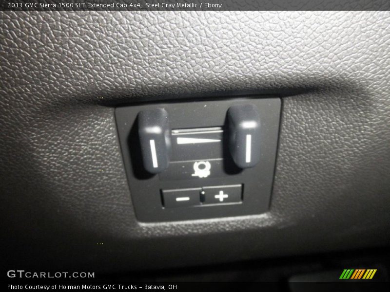 Controls of 2013 Sierra 1500 SLT Extended Cab 4x4